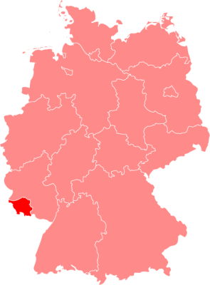 Karte Saarland